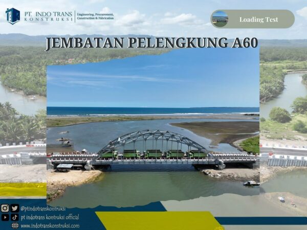 Loading test Jembatan Pelengkung A60 Loading test Jembatan Pelengkung A60